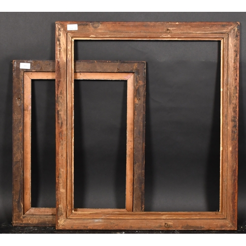 399 - 19th Century English School. A Maple Frame, with a gilt slip, rebate 19.75