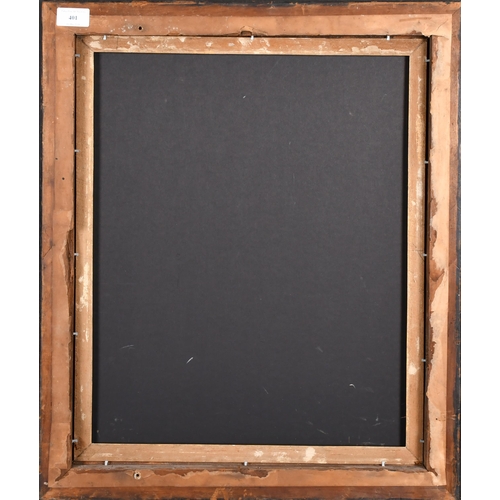 401 - 19th Century English School. A Maple Frame, with a gilt slip, rebate 19.5