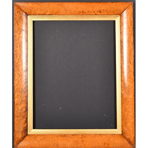 403 - 19th Century English School. A Cushioned Maple Frame, with a gilt slip, rebate 19