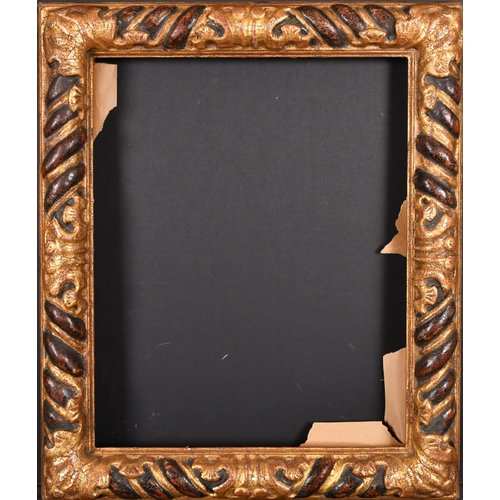 408 - Early 20th Century European School. A Gilt and Painted Composition Frame, rebate 18.5