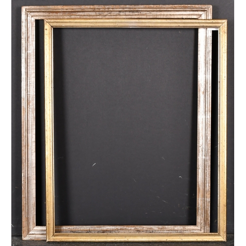 410 - 19th Century English School. A Silver Composition Frame, rebate 18.5