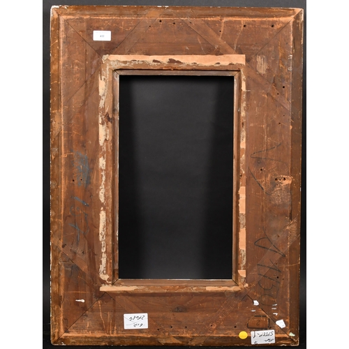 411 - 19th Century European School. A Gilt Composition Frame, rebate 18.5