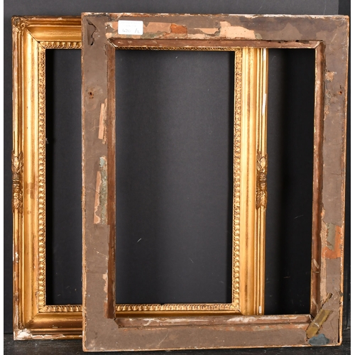 420 - Late 18th Century English School. A Pair of Hollow Gilt Composition Frames, rebate 17.75