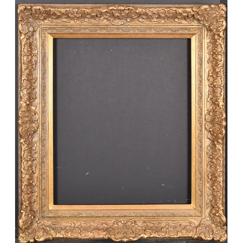 425 - 20th Century English School. A Gilt Composition Frame, with swept centres and corners, rebate 17