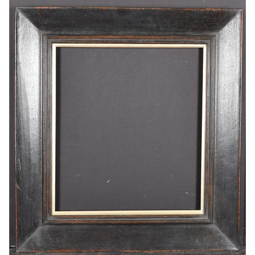 426 - Early 20th Century English School. A Darkwood Frame, with a silver slip, rebate 16.5