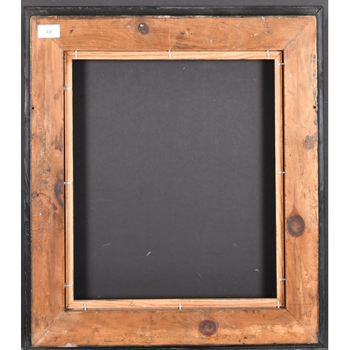 426 - Early 20th Century English School. A Darkwood Frame, with a silver slip, rebate 16.5