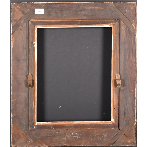 432 - 20th Century French School. A Painted Carved Wood Frame, rebate 16