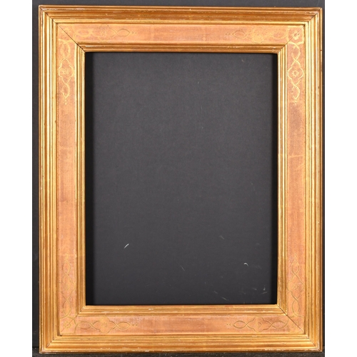 433 - 20th Century English School. A Gilt and Painted Frame, rebate 16