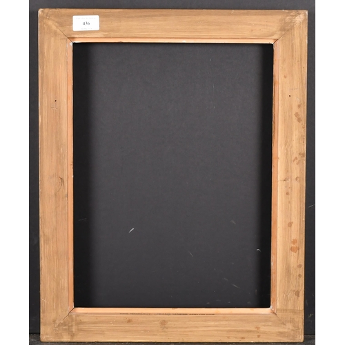 436 - 20th Century English School. A Hollow Gilt Composition Frame, rebate 16