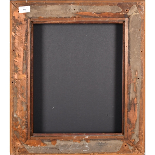 443 - 19th Century English School. A Gilt Composition Frame, rebate 15.5