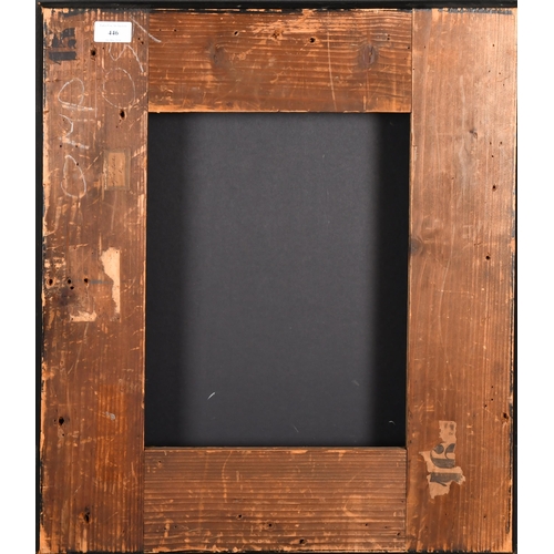 446 - 19th Century Dutch School. A Black Painted Frame, (without slip) sight size 15