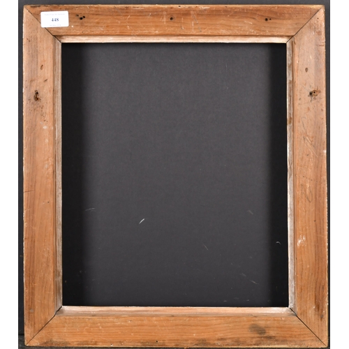 448 - Late 18th Century English School. A Hollow Gilt Composition Frame, rebate 14.75