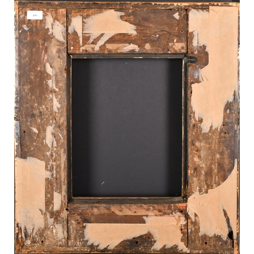 450 - 19th Century English School. A Painted Composition Ripple Frame, rebate 14.5