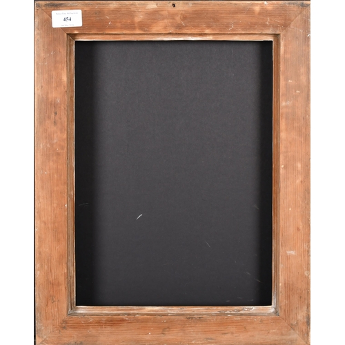 454 - Late 18th Century English School. A Hollow Gilt Composition Frame, rebate 14