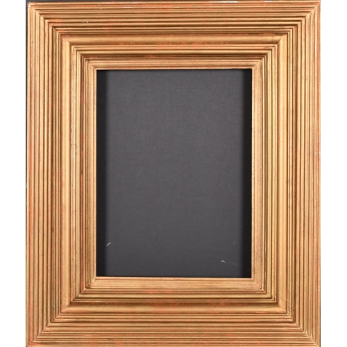 455 - 20th Century English School. A Gilt Composition Ribbed Frame, rebate 14