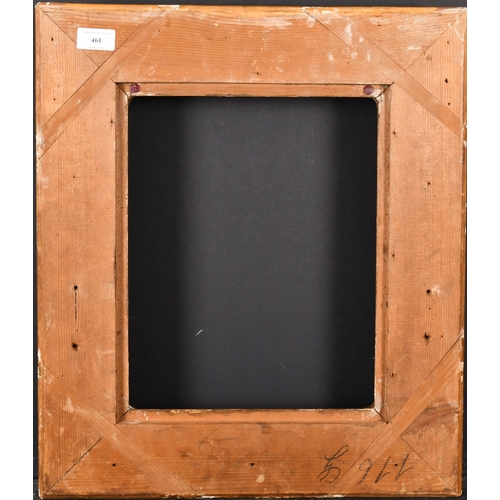 461 - 19th Century European School. A Painted Composition Frame, with swept pierced corners, rebate 13.5