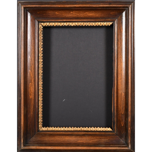 462 - Early 20th Century European School. A Wooden Frame with a gilt inner edge, rebate 13.5