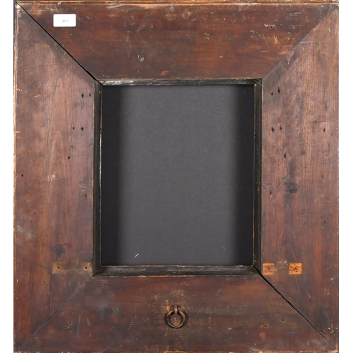 463 - 19th Century Dutch School. A Gold Painted Dutch Black Frame, rebate 13.25