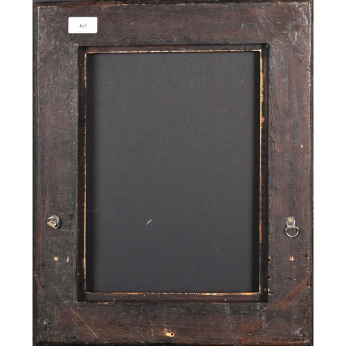 465 - 20th Century Italian School. A Black and Gilt Painted Frame, rebate 13.25