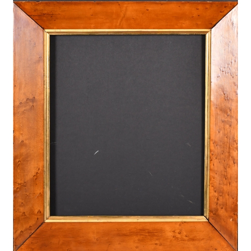 466 - 19th Century English School. A Maple Frame, with a gilt slip, rebate 13