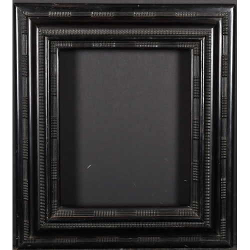 469 - Early 19th Century Dutch School. A Blackwood Ripple Frame, rebate 12.5