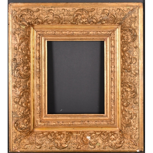 471 - 19th Century European School. A Painted Composition Frame, rebate 12.5