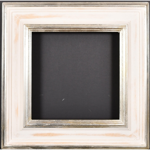 474 - 20th-21st Century English School. A Painted Frame with silver inner and outer edges, rebate 12