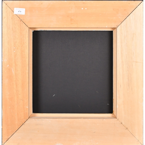 474 - 20th-21st Century English School. A Painted Frame with silver inner and outer edges, rebate 12