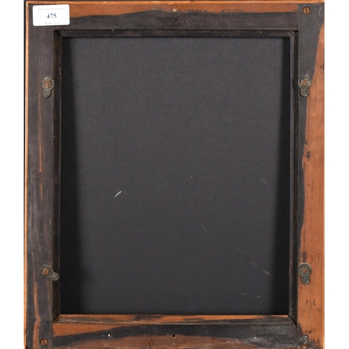 475 - 19th Century European School. A Wooden Frame, with bone inlay, rebate 12