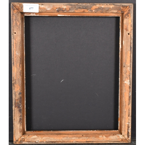 477 - 19th Century English School. A Ribbed Composition Frame, rebate 12