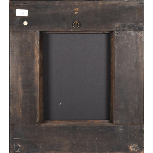 478 - 19th Century Dutch School. A Black Ripple Frame, rebate 12