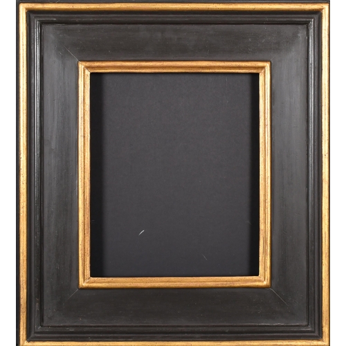 480 - 20th-21st Century English School. A Black Painted Frame, with gilt inner and outer edges, rebate 11.... 