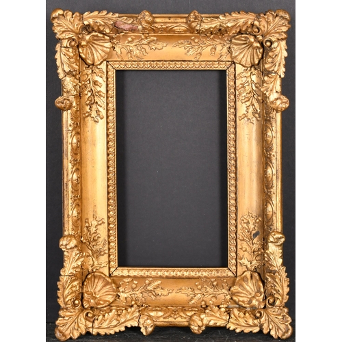 487 - 19th Century English School. A Gilt Composition Frame, with swept corners, rebate 10