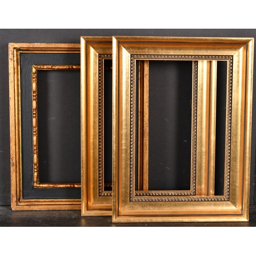 489 - 20th Century European School. A Black and Gilt Frame, rebate 9.5