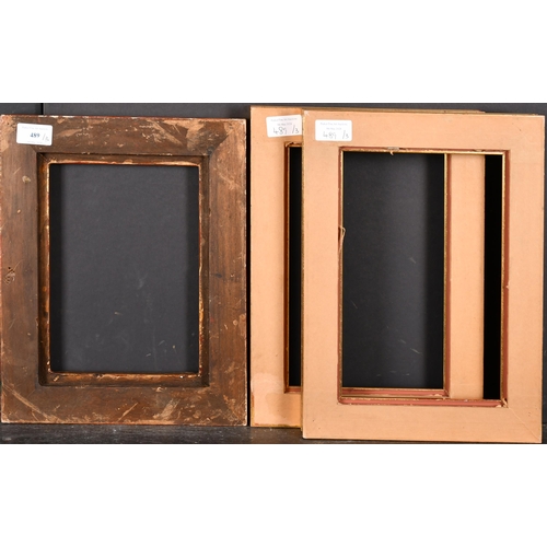 489 - 20th Century European School. A Black and Gilt Frame, rebate 9.5