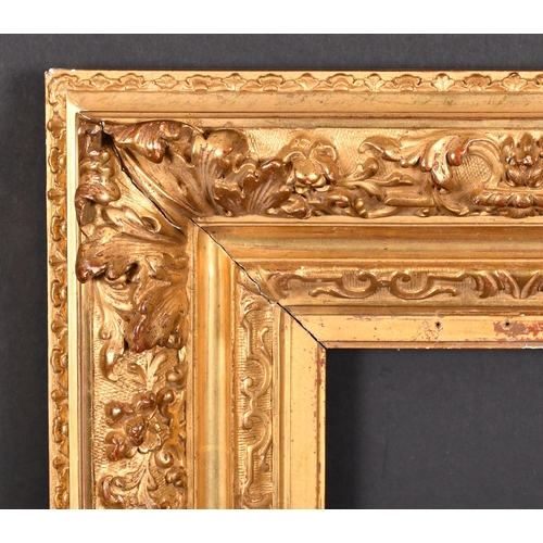 491 - 19th Century English School. A Fine Barbizon Gilt Composition Frame, rebate 8.5