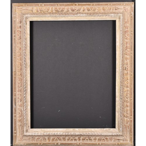 395 - 20th Century French School. A Painted Carved Wood Frame, rebate 20.5