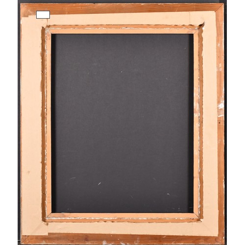 395 - 20th Century French School. A Painted Carved Wood Frame, rebate 20.5