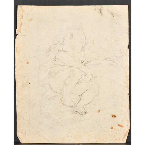 11 - 19th Century Italian School. A Sleeping Child, Pencil, unframed, 10.75