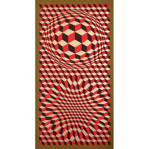 172 - Victor Vasarely (1906-1997) French/Hungarian. 'VP-Cheyt '75', Screenprint in four colours, Signed an... 