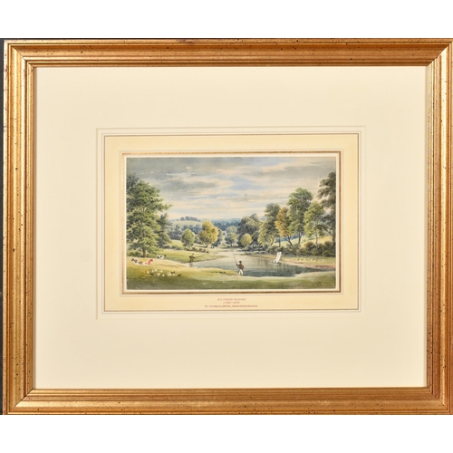 20 - Edward Rudge (1790-1841) British. A Pond at Dunchurch, Near Rugby, Watercolour, Signed, and inscribe... 