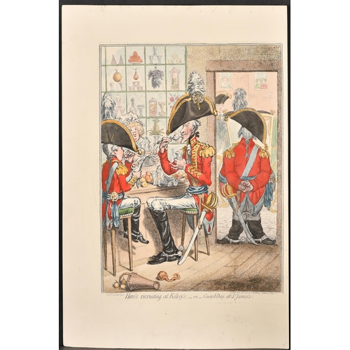 3 - After James Gillray (1757-1815) British. 