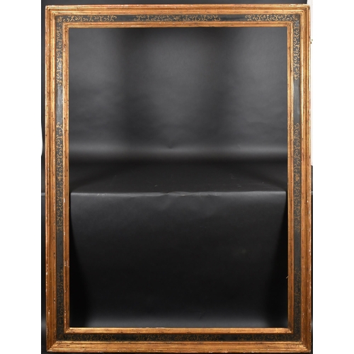 306 - 20th Century English School. A Gilt Composition Frame, with an ornately painted black centre, rebate... 