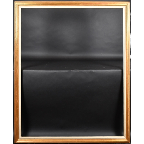 308 - 20th Century English School. A Gilt Composition Frame, with a white inner edge, rebate 53.5