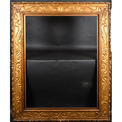 317 - 19th Century Italian School. A Gilt Composition Frame, rebate 47