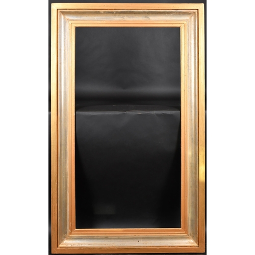 320 - Early 20th Century English School. A Silver and Painted Composition Frame, rebate 44.5