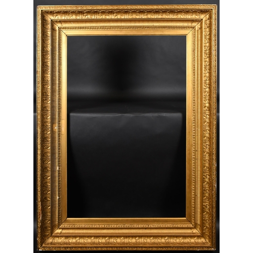 322 - 19th Century European School. A Gilt Composition Frame, rebate 42