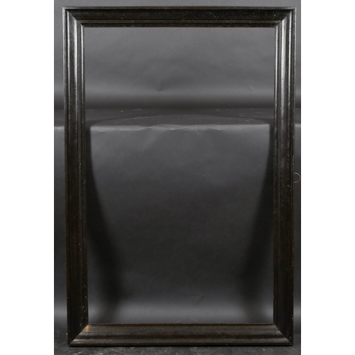 323 - 19th Century European School. A Darkwood Frame, rebate 42