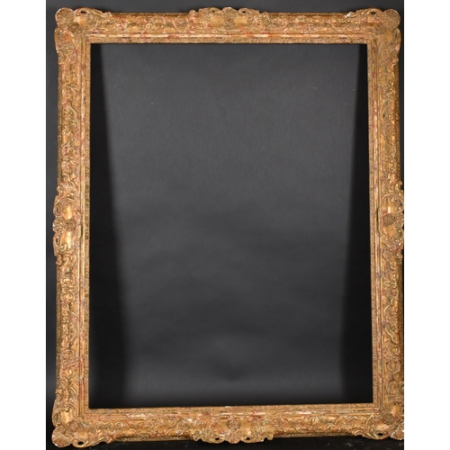 332 - 20th Century English School. A Gilt and Painted Composition Frame, with swept centres and corners, r... 