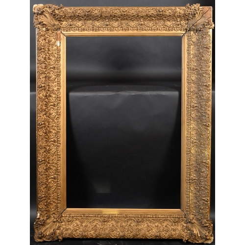 334 - 19th Century English School. A Gilt Composition Frame, with swept corners, rebate 36